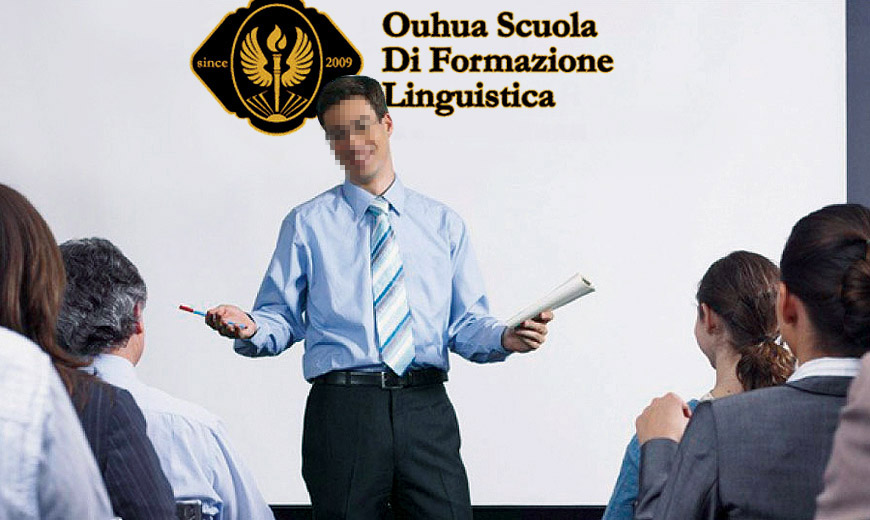 vi系統-河南歐華外國語學校品牌標志在教室背景墻上的應用規范