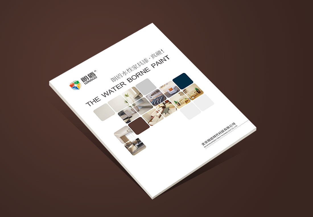 涂料產品畫冊設計_朗盾科技手冊設計-1