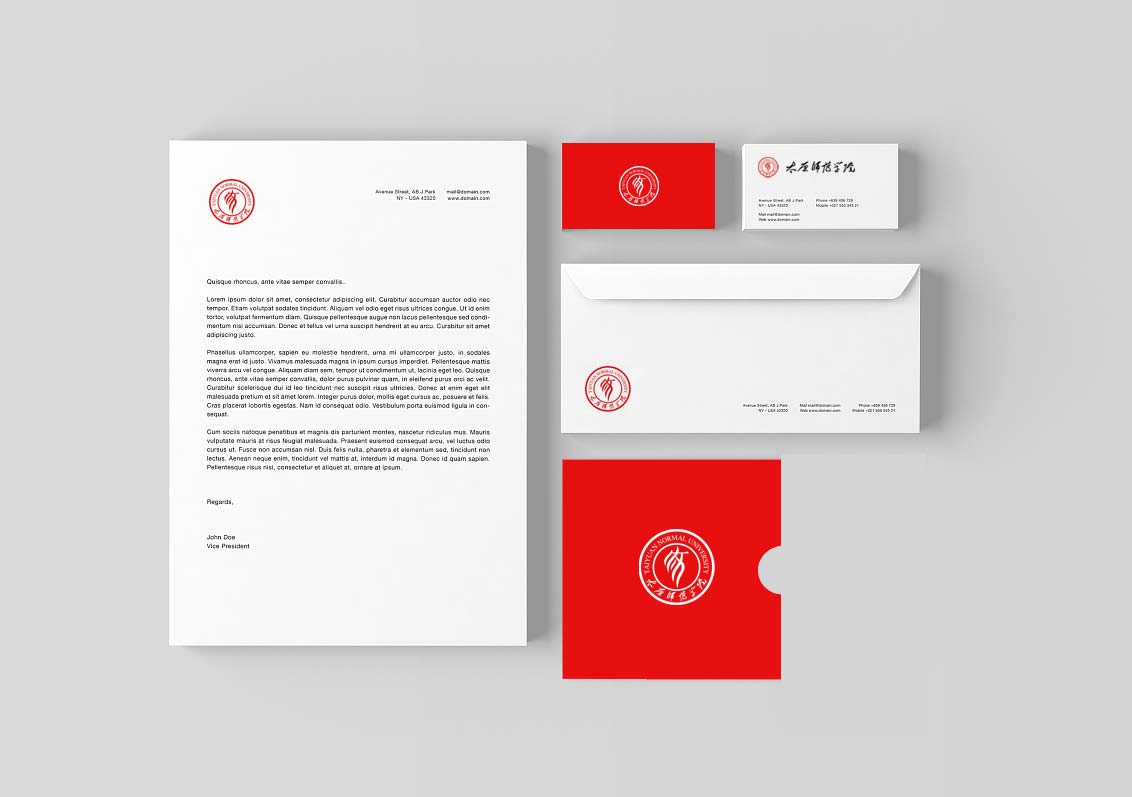 太原師范學院校徽不為變而求變的設計之道-2